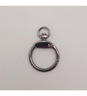 Çanta Aksesuar Gövdeli Relaks Yaylı Halka Füme Renk