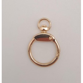 Çanta Aksesuar Gövdeli Relaks Yaylı Halka Light Gold Renk