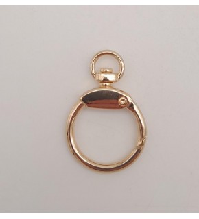 Çanta Aksesuar Gövdeli Relaks Yaylı Halka Light Gold Renk