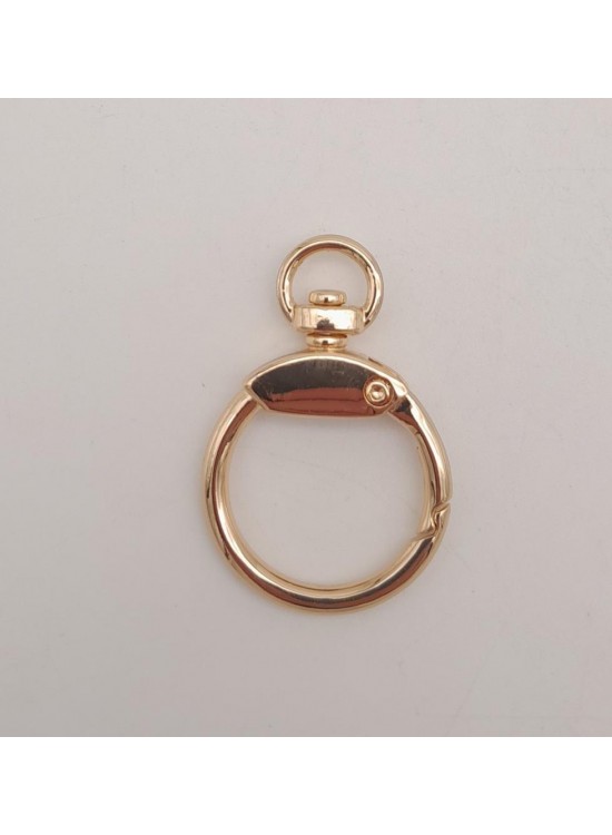 Çanta Aksesuar Gövdeli Relaks Yaylı Halka Light Gold Renk