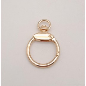 Çanta Aksesuar Gövdeli Relaks Yaylı Halka Light Gold Renk