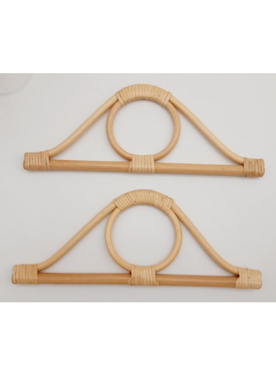 Çanta Aksesuar Göz Model Açık Ton Gerçek Bambu Çanta Sapı Çanta Aksesuar Göz Model Açık Ton Gerçek Bambu Çanta Sapı