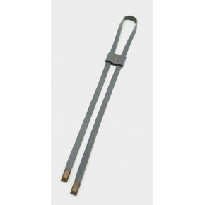 Çanta Aksesuar Gri Gerçek Deri Büzgü Antik Metalli