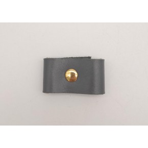 Çanta Aksesuar Gri Gerçek Deri Büzgülük Light Gold Metalli