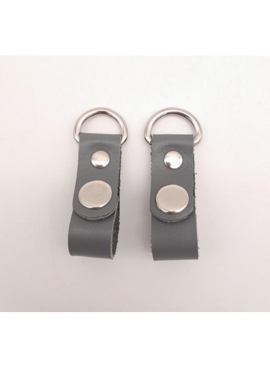 Çanta Aksesuar Gri Gerçek Deri Çıtçıtlı Sapucu Böce Gümüş Metalli Çanta Aksesuar Gri Gerçek Deri Çıtçıtlı Sapucu Böce Gümüş Metalli