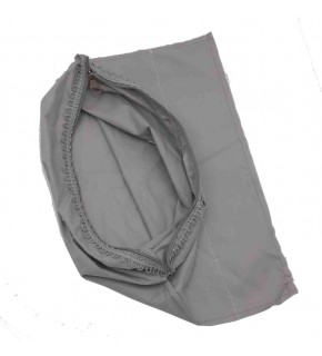 Çanta Aksesuar Gri Renk 45X45 Cm, Dikilmiş Halde, Fermuarlı Astar