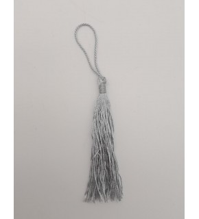 Çanta Aksesuar Gri Renk Floş Püskül 1 Adet