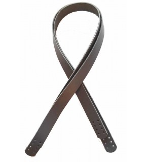 Çanta Aksesuar Gri Renk Gerçek Deri 70X2.3 Cm Çift Sap