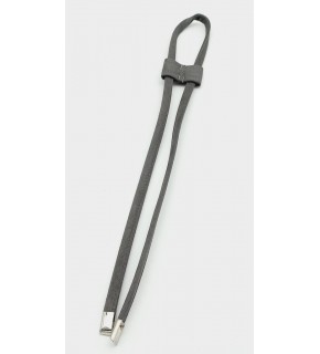 Çanta Aksesuar Gri Renk Suni Deri Nubuk Büzgü Gümüş Metalli