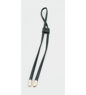 Çanta Aksesuar Gri Suni Deri Dikişli Büzgü Light Gold Metalli