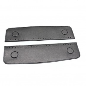 Çanta Aksesuar Gri Suni Derili Çift Gizli  Mıknatıs