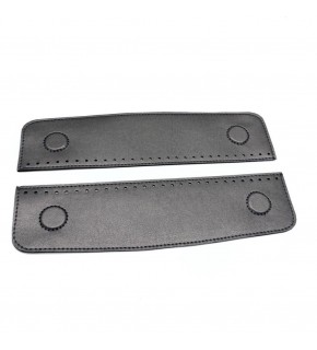 Çanta Aksesuar Gri Suni Derili Çift Gizli  Mıknatıs