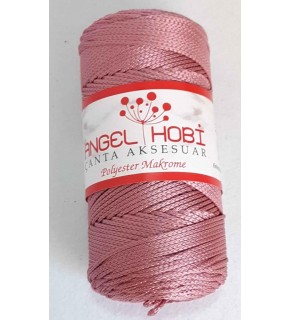 Çanta Aksesuar Gül Kurusu Renk Polyester Makrome