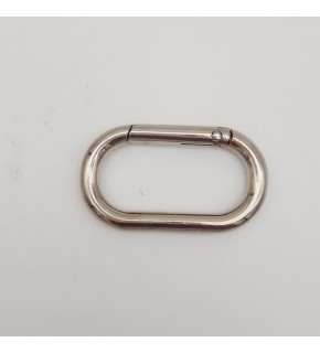 Çanta Aksesuar Gümüş Büyük Boy Ovalize Yaylı Halka 1 Adet