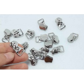 Çanta Aksesuar Gümüş Fermuar Başı