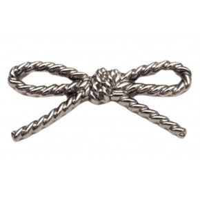 Çanta Aksesuar Gümüş Fiyonk Plaka Süs