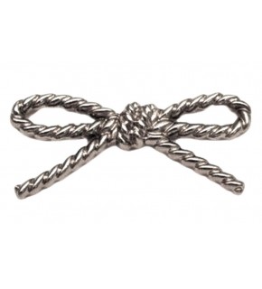 Çanta Aksesuar Gümüş Fiyonk Plaka Süs