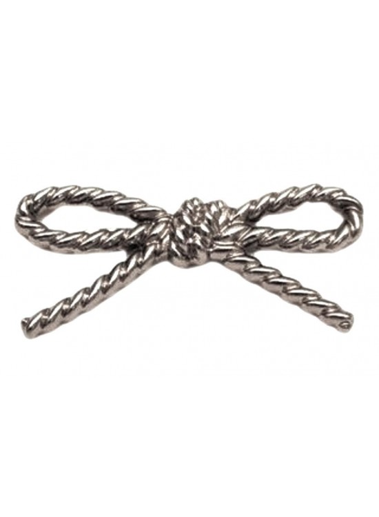 Çanta Aksesuar Gümüş Fiyonk Plaka Süs