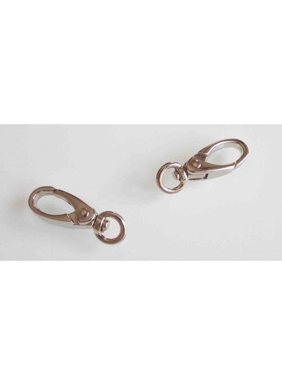 Çanta Aksesuar Gümüş Kanca Mini 2Li