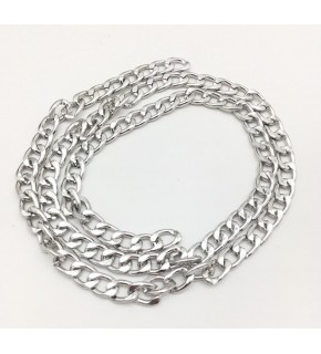 Çanta Aksesuar Gümüş Klasik İnce Çanta Zinciri (100 Cm)