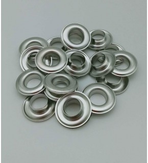 Çanta Aksesuar Gümüş Renk 10'Lu Kuşgözü Kapsül 26 Numara