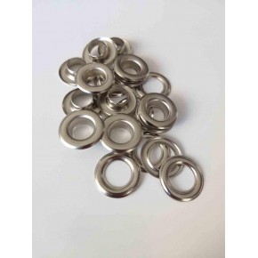 Çanta Aksesuar Gümüş Renk 10'Lu Kuşgözü Kapsül 28 Numara