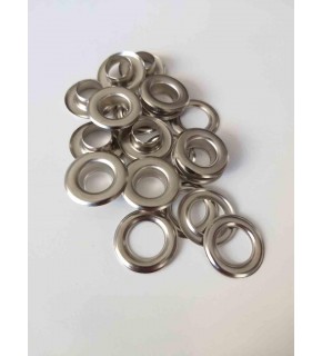 Çanta Aksesuar Gümüş Renk 10'Lu Kuşgözü Kapsül 28 Numara