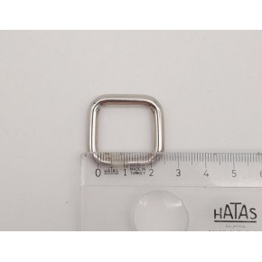 Çanta Aksesuar Gümüş Renk 2 Cm Kare Halka