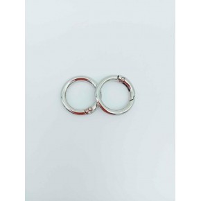 Çanta Aksesuar Gümüş Renk 2 Cm Yaylı Halka 2Li