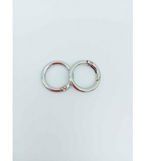 Çanta Aksesuar Gümüş Renk 2 Cm Yaylı Halka 2Li