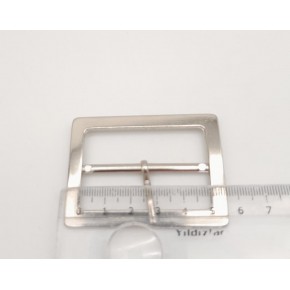 Çanta Aksesuar Gümüş Renk 5 Cm Dikdörtgen Çanta Tokası