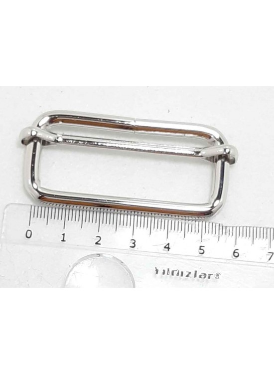 Çanta Aksesuar Gümüş Renk 5X2 Cm Ayarlama Aparatı .