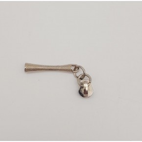 Çanta Aksesuar Gümüş Renk 6 Cm Fermuar Başı