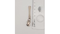 Çanta Aksesuar Gümüş Renk 6 Cm Fermuar Başı