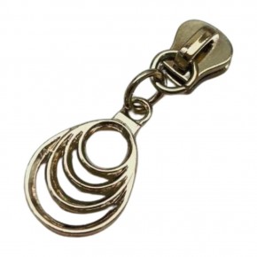 Çanta Aksesuar Gümüş Renk Damla Model Fermuar Başı