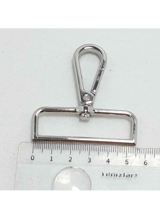 Çanta Aksesuar Gümüş Renk Kanca 5 Cm