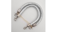 Çanta Aksesuar Gümüş Renk Kısa Örme Çanta Sapı Gümüş Metal Çanta Aksesuar Gümüş Renk Kısa Örme Çanta Sapı Gümüş Metal