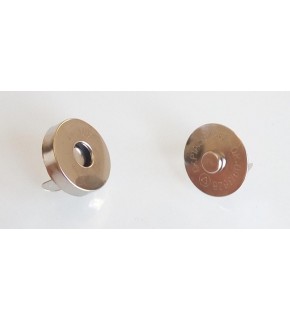 Çanta Aksesuar Gümüş Renk Mıknatıslı Çıtçıt