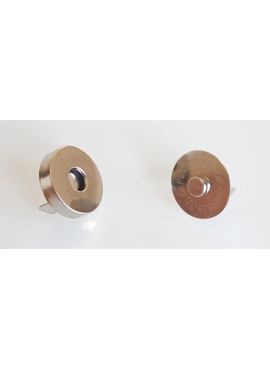 Çanta Aksesuar Gümüş Renk Mıknatıslı Çıtçıt