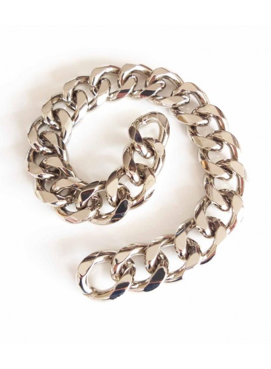 Çanta Aksesuar Gümüş Renk Nice Çanta Zinciri 6Mm 22X27 (35 Cm)