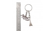 Çanta Aksesuar Gümüş Renk Paris Eyfel Çanta Süsü Anahtarlık