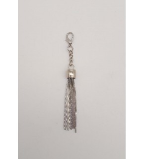 Çanta Aksesuar Gümüş Renk Püskül Süs