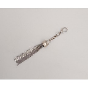 Çanta Aksesuar Gümüş Renk Püskül Süs