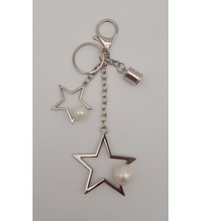 Çanta Aksesuar Gümüş Sarkaç Süs İncili Kapsüllü