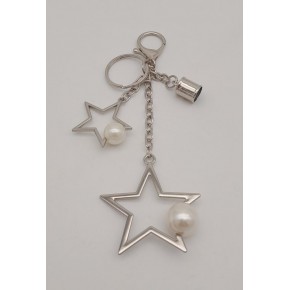 Çanta Aksesuar Gümüş Sarkaç Süs İncili Kapsüllü