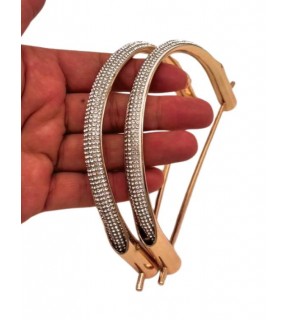 Çanta Aksesuar Gümüş Taşlı  Üveyik Model Metal Çanta Sapı