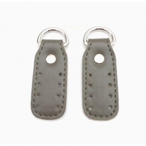 Çanta Aksesuar Haki Çift Kat Dikişli Suni Deri Sapucu Böce Gümüş Metalli