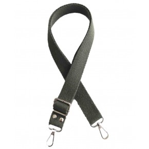 Çanta Aksesuar Haki Renk Pamuklu Kolon Ayarlamalı Çanta Sapı