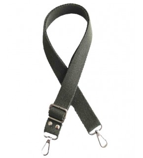 Çanta Aksesuar Haki Renk Pamuklu Kolon Ayarlamalı Çanta Sapı