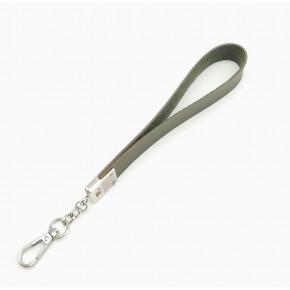 Çanta Aksesuar Haki Tek Kat Suni Deri Zincirli Elcik Gümüş Metal